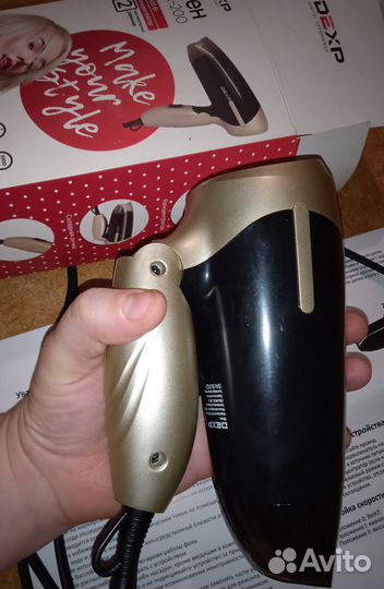 Фен для сушки волос дорожный
