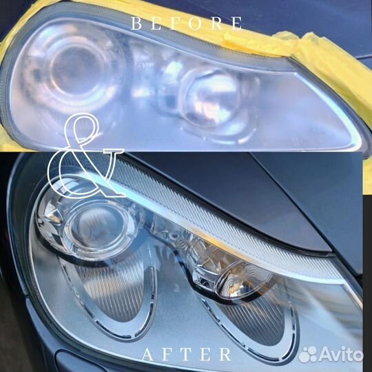 Полная реставрация фар
