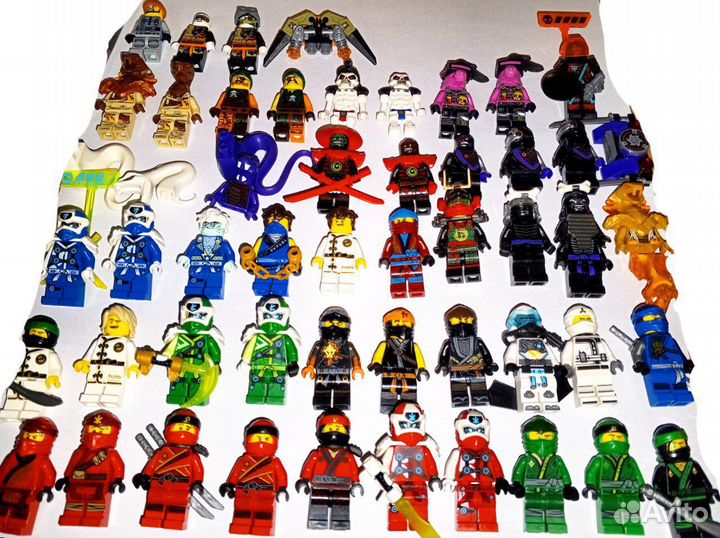 Lego Ninjago минифигурки