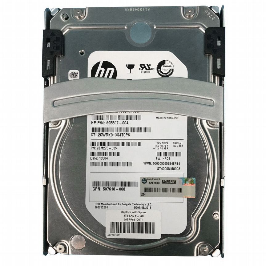 [697966-001] Жесткий Диск Hp 4tb Sas 3,5" Hdd 697966-001