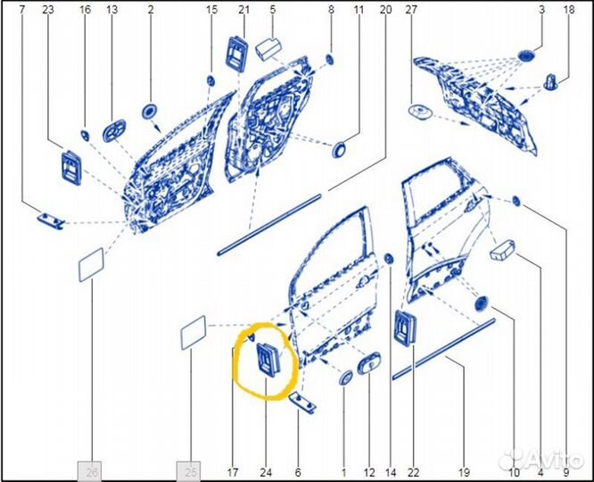 Пыльник Renault Kaptur H4ME 441P23522 2021