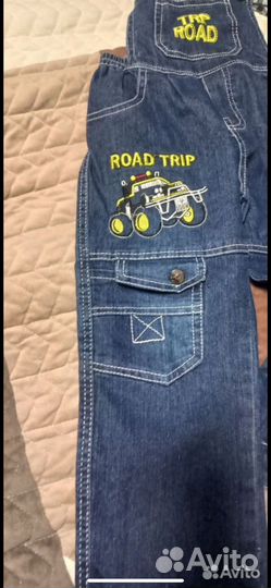 Джинсовый комбинезон