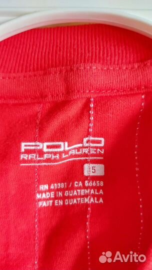 Ralph lauren 5 лет оригинал