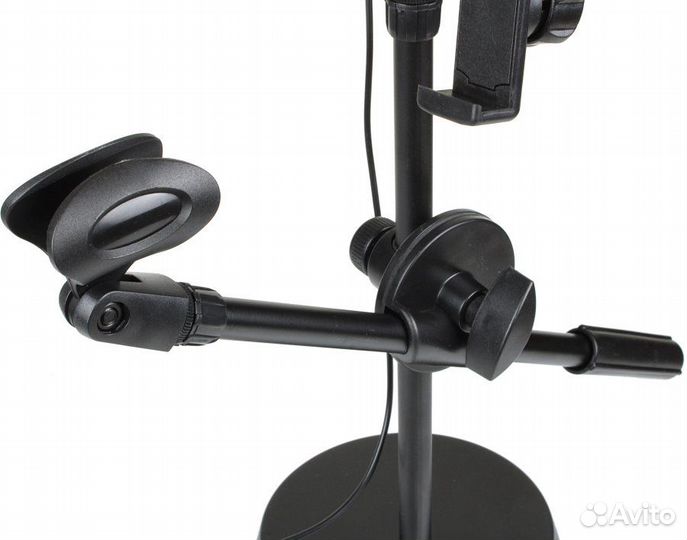 Селфи лампа кольцо 16см со штат с держ-м микрофона