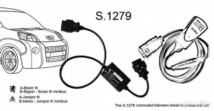 Адаптер S 1279 для Lexia 3