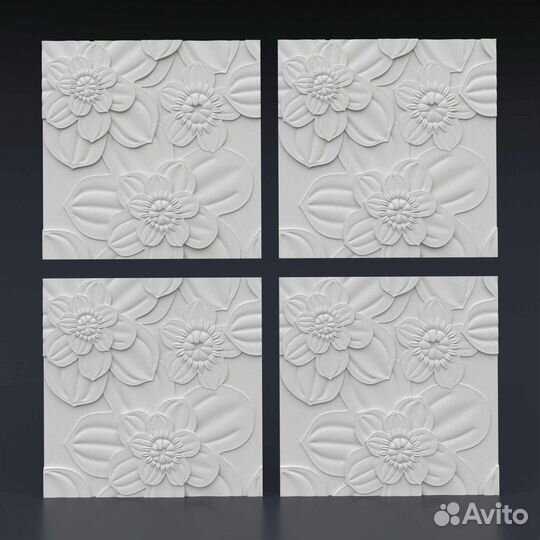 Гипсовая 3D панель 