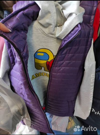 Спортивный костюм с желеткой и поясной сумкой