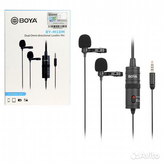 Микрофон петличный Boya BY-M1DM