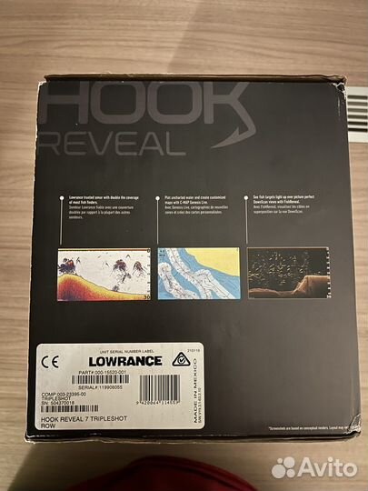 Эхолот Lowrance Hook Reveal 7 tripleshot