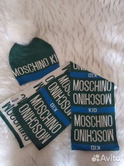 Moschino шапка шарф оригинал
