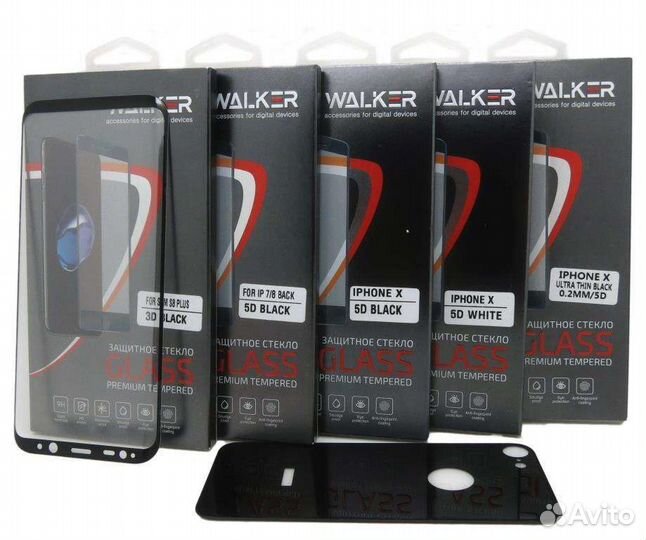 Защитные стекла Luxe walker для iPhone и Андроид
