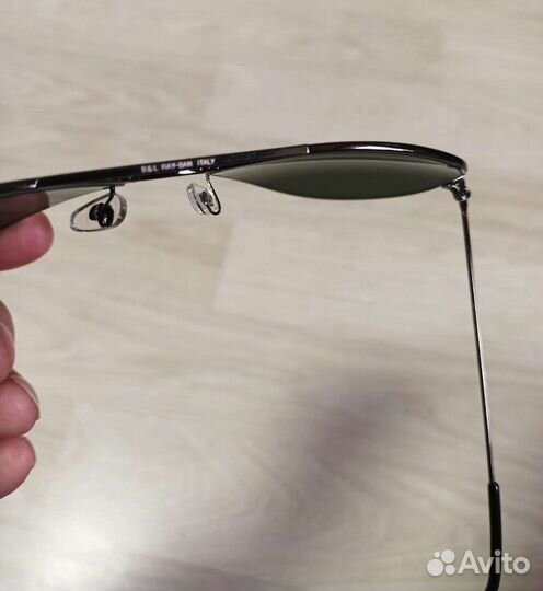 Ray Ban 3026 aviator large metal Green новые