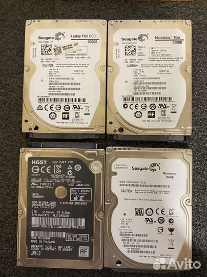 Жесткий диск HDD 1тб/750гб/500гб