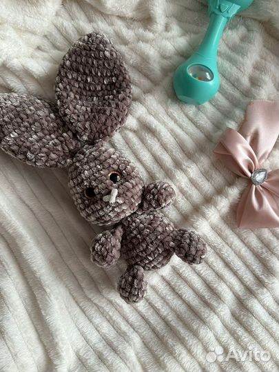 Мягкая игрушка зайчик ручной работы