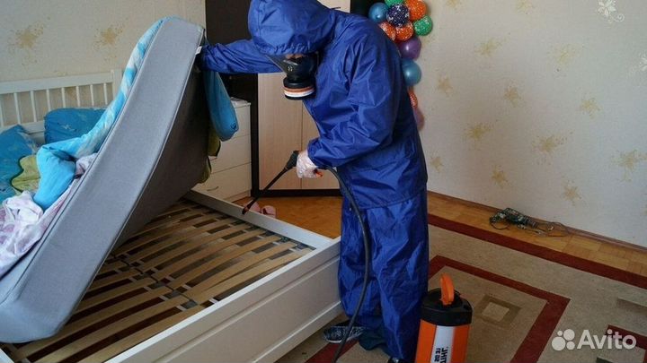 Средство для Уничтожения клопов травля тараканов дезинфекции