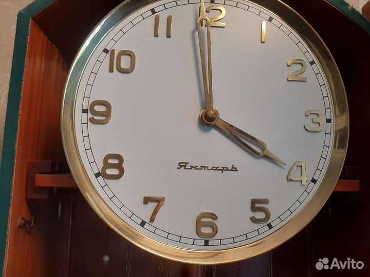 Часы напольные Янтарь