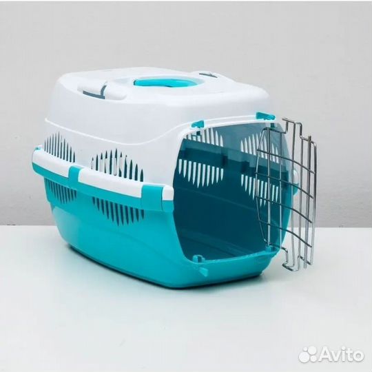 Переноска для кошек пластиковая