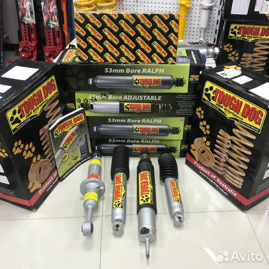 Амортизатор зад Tough Dog FJ prado 120 0-40мм