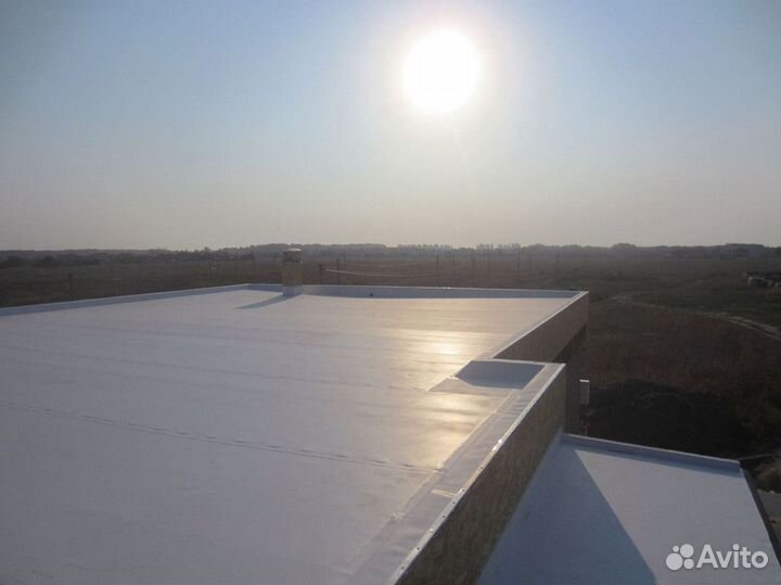 Монтаж мембранной кровли в доме