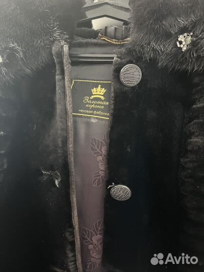 Шуба женская мутоновая