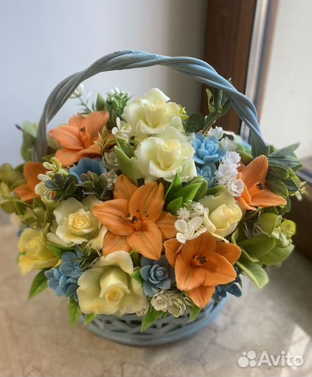 Букет из мыла