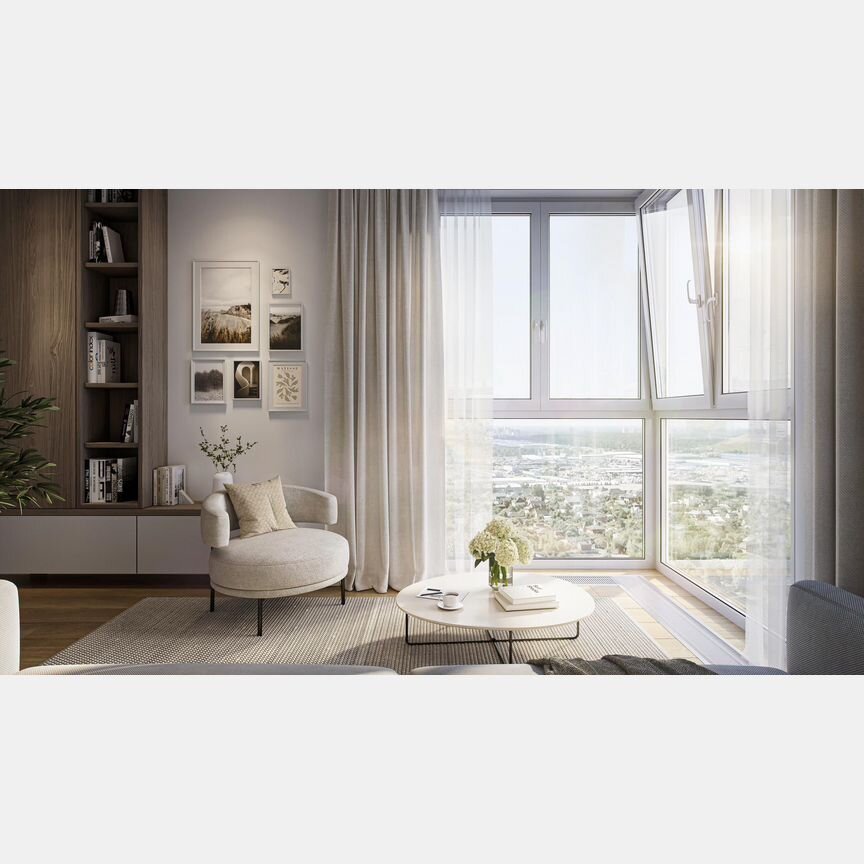 1-к. апартаменты, 35,3 м², 12/23 эт.