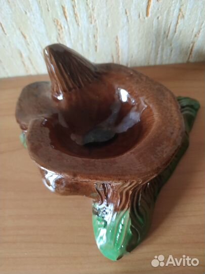 Пепельница керамика Лесной пенёк