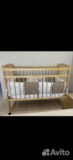 Детская кроватка матрас бортики