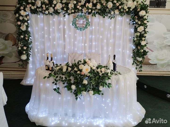 Свадьба фотозона декор