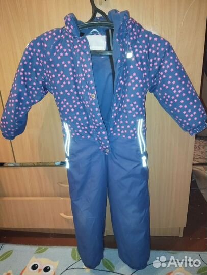 Зимний комбинезон для девочки 110