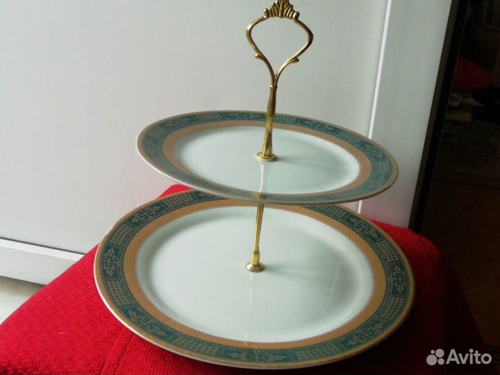 Ваза для фруктов двухярусная