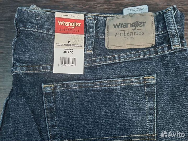 Джинсы мужские wrangler оригинал W38 L30 / W36 L30