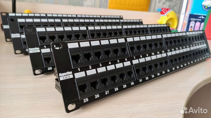 Патч-панель Hyperline CAT.6 19