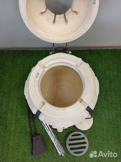 Тандыр Амфора Охотник с откидной крышкой