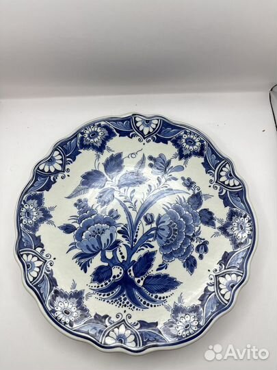 Декоративная тарелка Delft Blue, 26 см