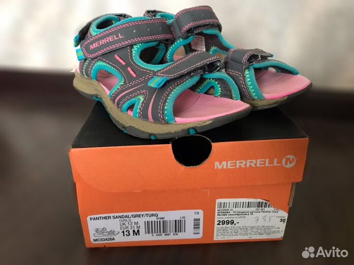 Сандалии для девочки Merrell