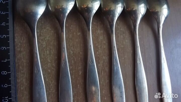 Ложки чайные мельхиор СССР 6шт