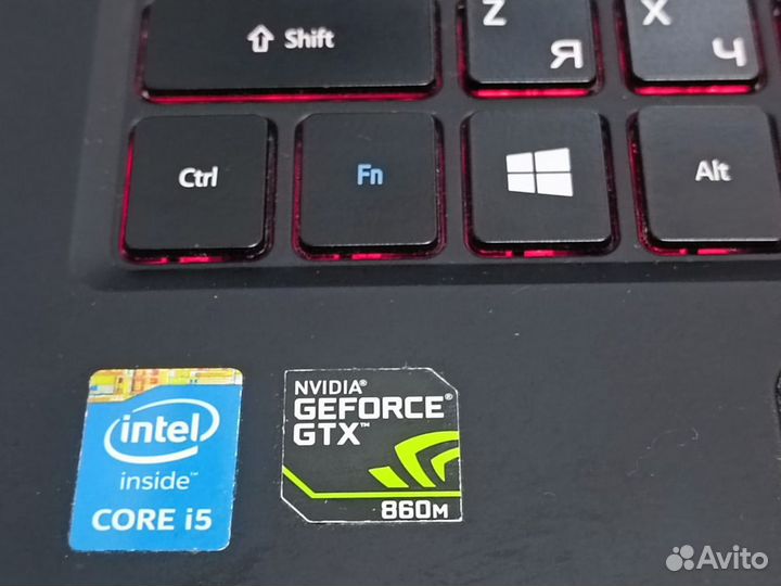 Игровой Acer Nitro/ Core i5/ GTX860M/ 10GB /500SSD