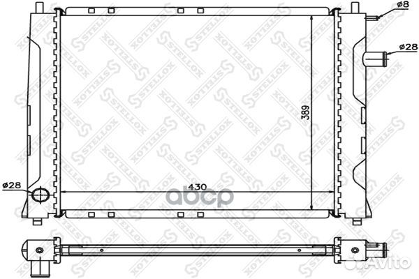Радиаторы сист.охлажденияstellox 1025014SX Ste