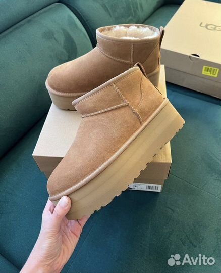 Ugg Classic Ultra Mini Platform Chestnut Угги