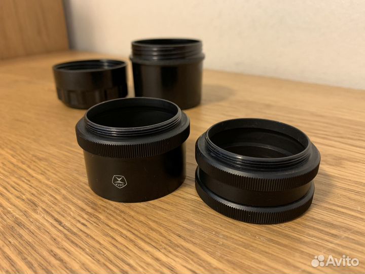 Переходные кольца к фотоаппарату Зенит