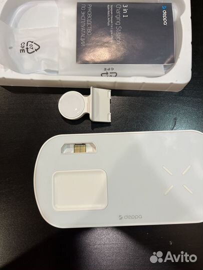 Зарядная станция 3 в 1 Deppa Charging Station