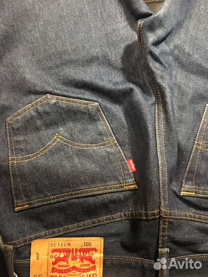 Мужские джинсы levis 501 33/32 мексика