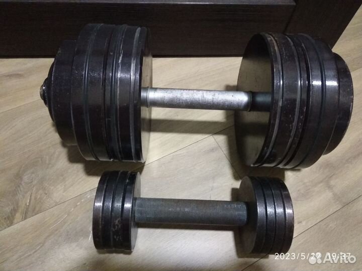Продам гантели