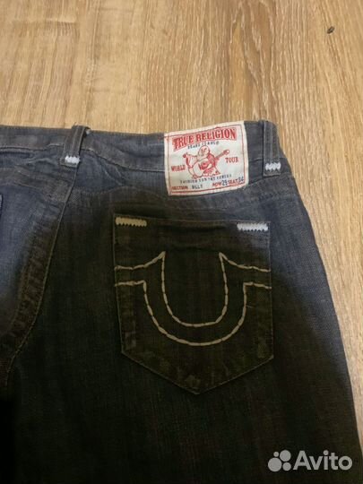 Джинсы true religion широкие мужские