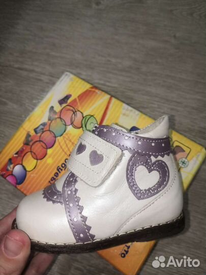 Ботинки для девочки, 17 размер