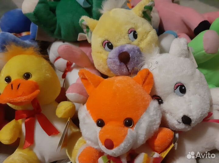 Мягкие игрушки новые.Бронь