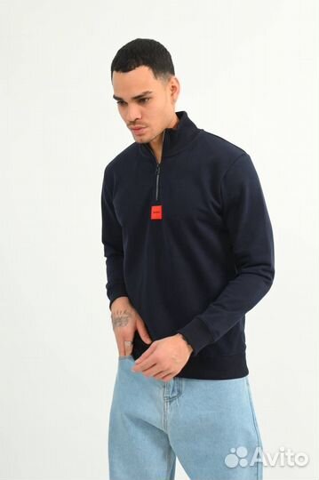 Кофта толстовка полузамок hugo boss