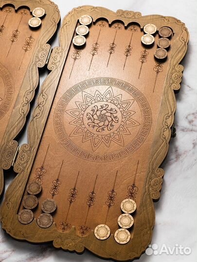 Нарды ручной работы новые 50см