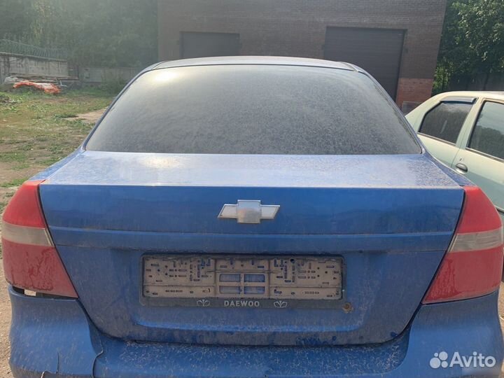Chevrolet aveo т250 крышка багажника